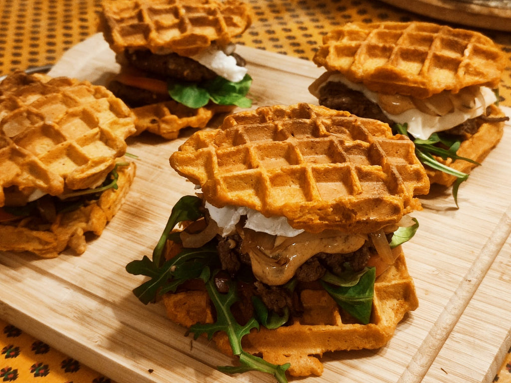 Burger de patate douce
