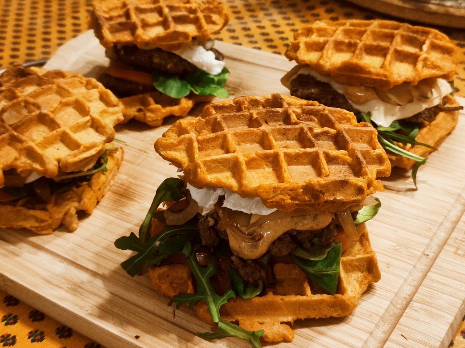 Burger de patate douce