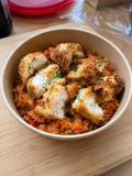 Riz à la Tomate & Poulet Pané